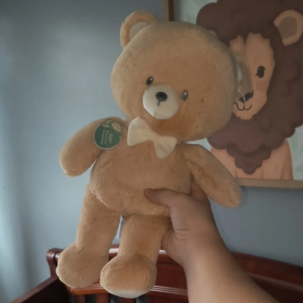 Adorable Tan Teddy Bear Plush Toy Recycle Materials